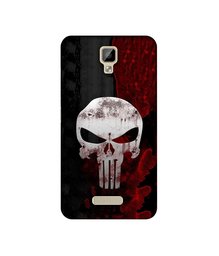 Amazon Brand - Solimo Designer Punisher Skull UV Printed Soft Back Case Mobile Cover for Gionee P7