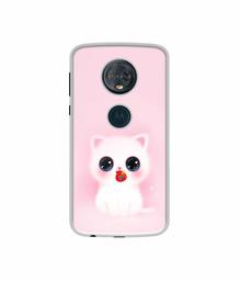 Amazon Brand - Solimo Designer Kitty UV Printed Soft Back Case Mobile Cover for Motorola Moto G6 Plus