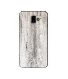 Amazon Brand - Solimo Designer Wooden Texture 3D Printed Hard Back Case Mobile Cover for Samsung Galaxy J6 Plus