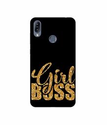 Amazon Brand - Solimo Designer Sparkle Girl Boss 3D Printed Hard Back Case Mobile Cover for Asus Zenfone Max (M2) ZB633KL