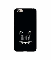 Amazon Brand - Solimo Designer Meow 3D Printed Hard Back Case Mobile Cover for Vivo Y53