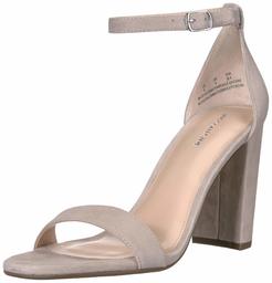 Amazon Brand - 206 Collective Women's Maui Heeled Sandal, Taupe, 9.5 B US