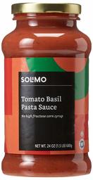 Solimo Tomato Basil Pasta Sauce, 24oz