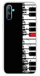 Amazon Brand - Solimo Designer Multicolor Musical Keyboard Printed Soft Back Case Mobile Cover for Realme C3