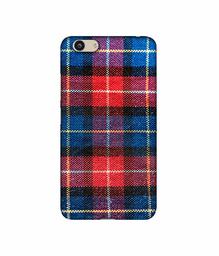 Amazon Brand - Solimo Designer Check Cloth 3D Printed Hard Back Case Mobile Cover for Vivo Y53