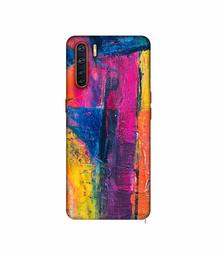 Amazon Brand - Solimo Designer Color Mash On Canvas 3D Printed Hard Back Case Mobile Cover for Oppo A91