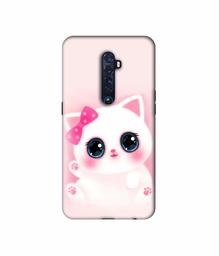 Amazon Brand - Solimo Designer Babby Kitty 3D Printed Hard Back Case Mobile Cover for Oppo Reno 2