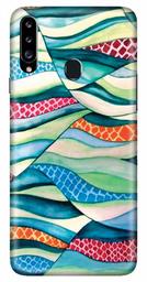 Amazon Brand - Solimo Designer Colorful Pattern 3D Printed Hard Back Case Mobile Cover for Samsung Galaxy A20s