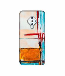 Amazon Brand - Solimo Designer Glass Paint 3D Printed Hard Back Case Mobile Cover for Vivo S1 Pro