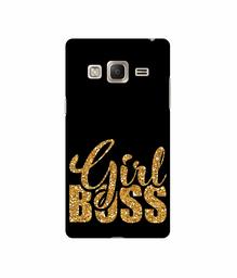 Amazon Brand - Solimo Designer Sparkle Girl Boss 3D Printed Hard Back Case Mobile Cover for Samsung Z3