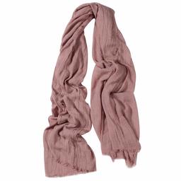 WAMSOFT Women Head Wrap Summer Large Lightweight Scarf Holiday Beach Sarong Pashmina Shawl Outdoor Church Face Wrap for Girls Birthday Gift Dusty Pink