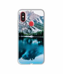 Amazon Brand - Solimo Designer Lake Mountain UV Printed Soft Back Case Mobile Cover for Mi A2