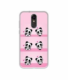 Amazon Brand - Solimo Designer Panda Pattern UV Printed Soft Back Case Mobile Cover for Lava Z70