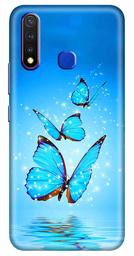 Amazon Brand - Solimo Designer Butterfly Star Design 3D Printed Hard Back Case Mobile Cover for Vivo Y19 / Vivo U20