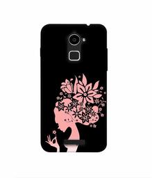 Amazon Brand - Solimo Designer Pink Color Lady Vector 3D Printed Hard Back Case Mobile Cover for Coolpad Note 3 Lite