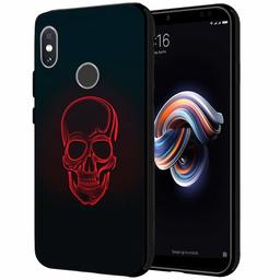 Amazon Brand - Solimo Designer Skull Printed Hard Back Case Mobile Cover for Redmi Note 5 Pro (D1186)