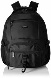 AmazonBasics NC1504159R1 Mochila para computadora portátil Explorer, para computadoras portátiles de hasta 38 cm (15 pulgadas), Negro