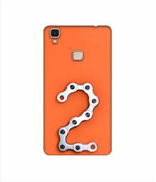 Amazon Brand - Solimo Designer Two Number 3D Printed Hard Back Case Mobile Cover for Vivo V3 Max