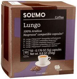 Marca Amazon: Solimo Lungo Cápsulas 50 CT