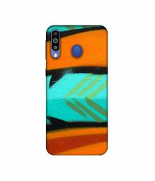 Amazon Brand - Solimo Designer Brush Art 3D Printed Hard Back Case Mobile Cover for Samsung Galaxy M21