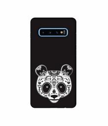 Amazon Brand - Solimo Designer Panda Illustrator 3D Printed Hard Back Case Mobile Cover for Samsung Galaxy S10 Plus