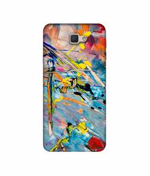 Amazon Brand - Solimo Designer Paint Texture 3D Printed Hard Back Case Mobile Cover for Samsung Galaxy J5 Prime