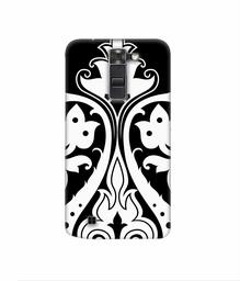 Amazon Brand - Solimo Designer S Shape Rangoli 3D Printed Hard Back Case Mobile Cover for LG K7