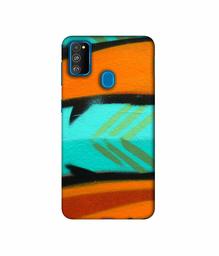 Amazon Brand - Solimo Designer Brush Art 3D Printed Hard Back Case Mobile Cover for Samsung Galaxy M21 / M30s