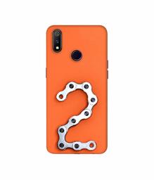 Amazon Brand - Solimo Designer Two Number 3D Printed Hard Back Case Mobile Cover for Realme 3 Pro