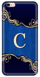 Amazon Brand - Solimo Designer Blue Pattern Alphabet-C 3D Printed Hard Back Case Mobile Cover for Apple iPhone 6s Plus