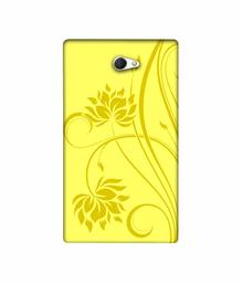 Amazon Brand - Solimo Designer Sunflower Pattern 3D Printed Hard Back Case Mobile Cover for Sony Xperia M2