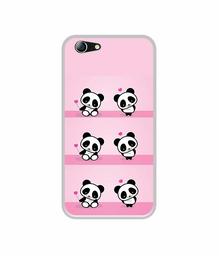 Amazon Brand - Solimo Designer Panda Pattern UV Printed Soft Back Case Mobile Cover for Micromax Canvas 2 Q4310