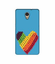 Amazon Brand - Solimo Designer Ball Heart 3D Printed Hard Back Case Mobile Cover for Lenovo P2