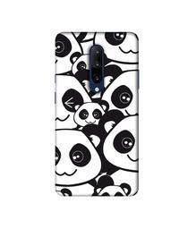 Amazon Brand - Solimo Designer Panda Texture 3D Printed Hard Back Case Mobile Cover for OnePlus 7 Pro