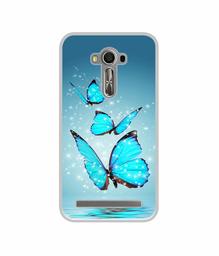 Amazon Brand - Solimo Designer Flying Butterflies UV Printed Soft Back Case Mobile Cover for Asus Zenfone 2 Laser ZE550KL