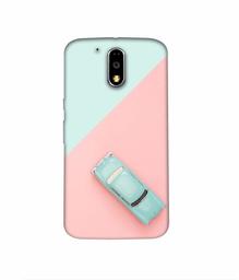 Amazon Brand - Solimo Designer Toy Car 3D Printed Hard Back Case Mobile Cover for Motorola Moto G4 Plus