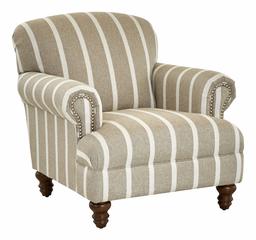 Stone & Beam Jayce Upholstered Accent Chair with Nailheads, 40