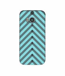 Amazon Brand - Solimo Designer Texture 3D Printed Hard Back Case Mobile Cover for HTC One M8