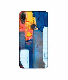 Amazon Brand - Solimo Designer Canvas with Blue Paint 3D Printed Hard Back Case Mobile Cover for Asus Zenfone Max Pro M1 ZB601KL