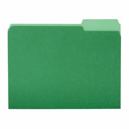 AmazonBasics File Folder - Color, 1/3 Tab, Bright Green, Letter, 36-Pack