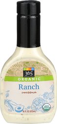 365 Everyday Value, Dressing Ranch Organic, 16 Fl Oz