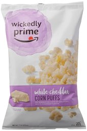 Wickedly Prime White Cheddar Corn Puffs, 9 Ounce