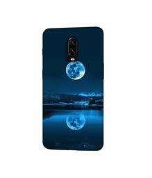 Amazon Brand - Solimo Designer Moon Pattern Print 3D Printed Hard Back Case Mobile Cover for OnePlus 6T