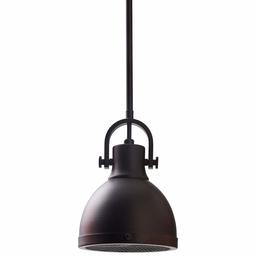 Amazon Brand – Stone & Beam Emmons Industrial Ceiling Pendant Chandelier Fixture With Light Bulb, Adjustable 11.25