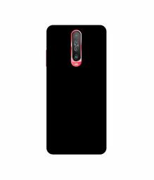 Amazon Brand - Solimo Designer Solid Black 3D Printed Hard Back Case Mobile Cover for Poco X2 / Mi Redmi K30