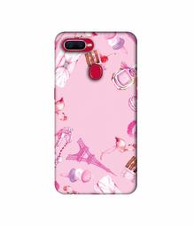 Amazon Brand - Solimo Designer Ladies Accessories 3D Printed Hard Back Case Mobile Cover for Oppo F9