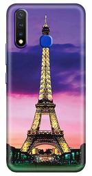 Amazon Brand - Solimo Designer Paris Eiffel Tower 3D Printed Hard Back Case Mobile Cover for Vivo Y19 / Vivo U20