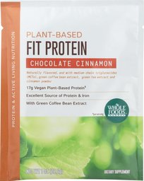 Whole Foods Market, Plant Based Fit Protein - Chocolate Cinnamon PACKET, 1 oz