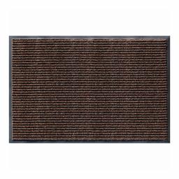 AmazonBasics Poly Linear-Rib Commercial Carpet Vinyl-Backed Mat 3X4 Brown