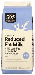 365 EVERYDAY VALUE Reduced Fat 2% Milk, 64 FZ